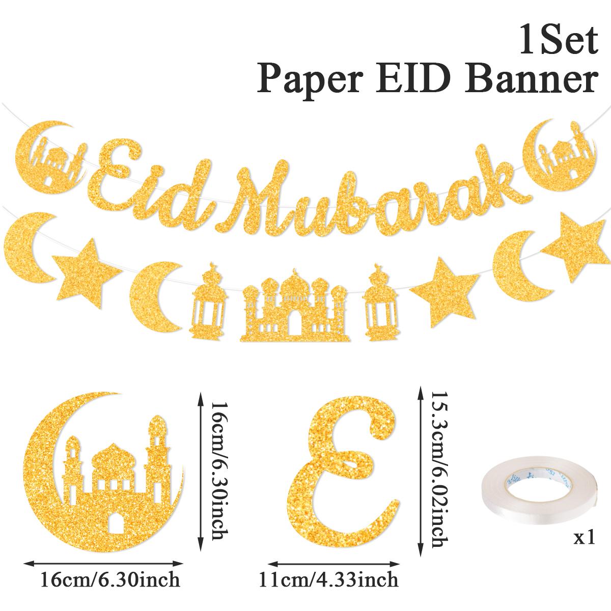 

Eid Mubarak Ramadan kareem Banner Pull The Flag Eid Ramadan Decor For Home 2025 Ramadan Muslim Islamic Party Decor Supplies