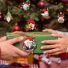12Pcs DIY Xmas Hanging Ornaments Wooden Christmas Tree Decoration Creative Santa Hanging Pendants