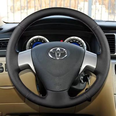 Hand-stitched Microfiber Leather Car Steering Wheel Cover For Corolla 2009-2013 Auris 2007-2009 Matrix 2009-2010