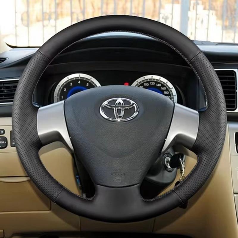 Hand-stitched Microfiber Leather Car Steering Wheel Cover For Toyota Corolla 2009-2013 Auris 2007-2009 Matrix 2009-2010