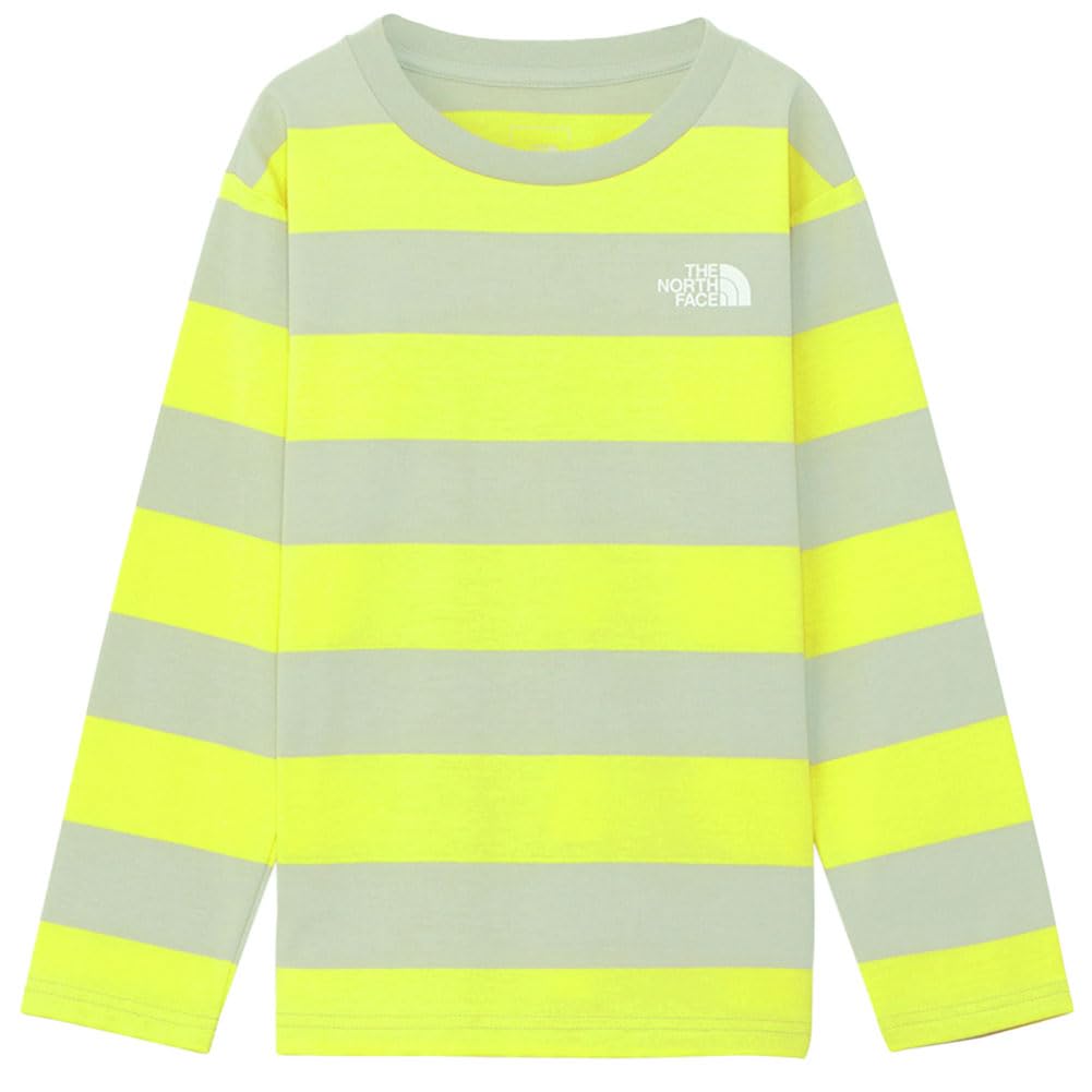 The North Face Long Sleeve Field Striped Mud UV Misty 100 Kids' Tee, Unisex, Resistant, Anti-Static, Protection, Sage,