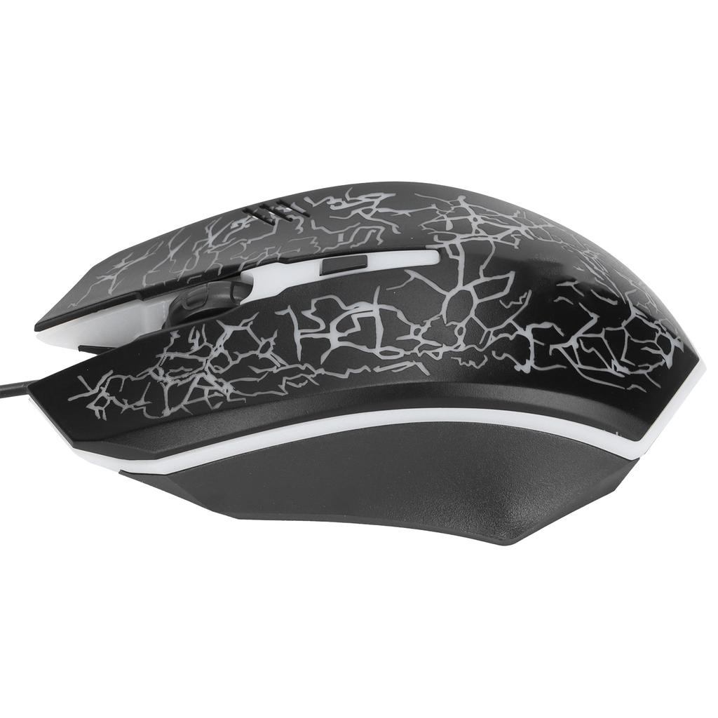 Wired Mouse Black USB Port Gaming Office Business Luminous Optical Computer Accessories