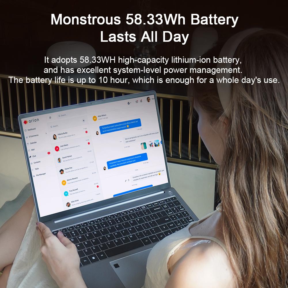 Laptop Ninkear A16 PRO 16.0'' 32G+2T SSD AMD Ryzen™7 8745HS 2560x1600 120Hz Refresh Rate