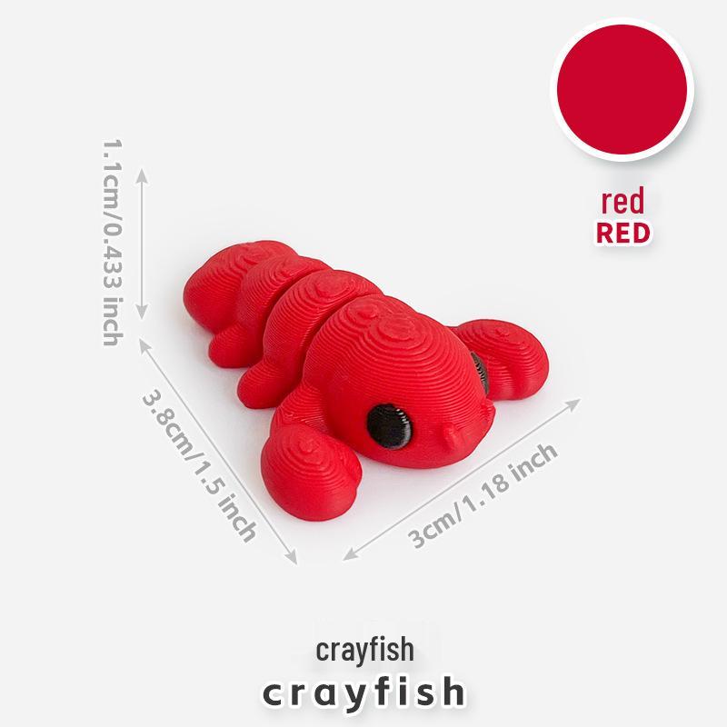 Colorful 3D Printed Small Animal Toys - Simulation Animal Models for Micro-Landscape Decoration