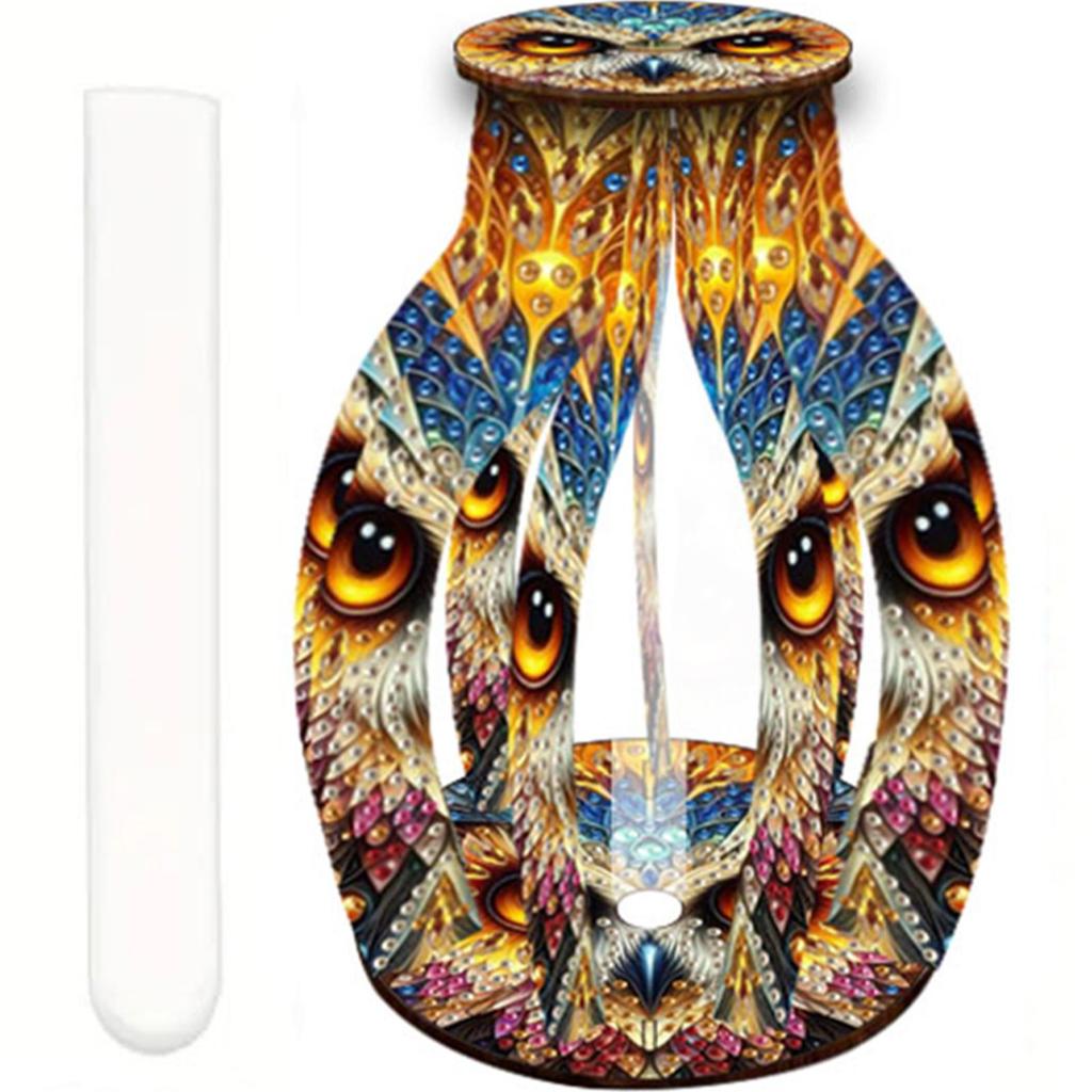 Diamond Painting Flower Vase 5D DIY Diamond Painting Desk Ornament Flower Vase for Home Office Decor