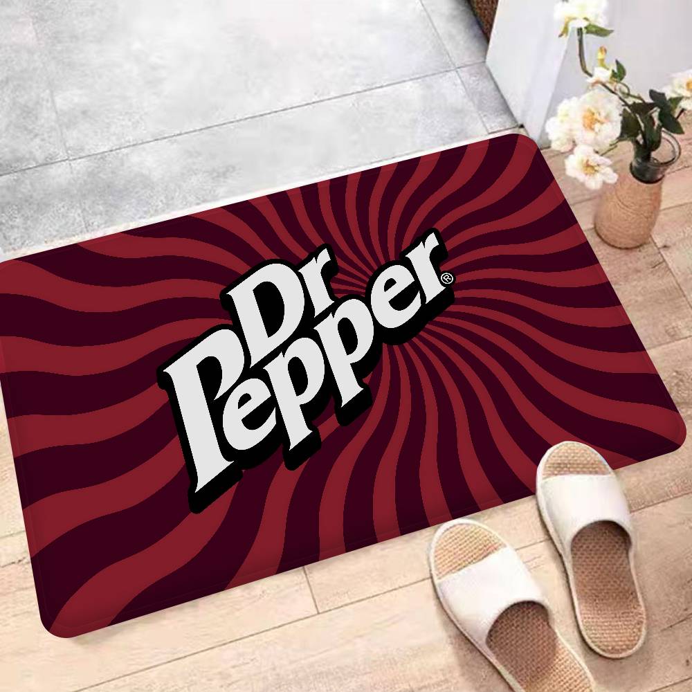 D-Dr Peppers Logo Kitchen Mat Nordic Style Bedroom Living Room Doormat Home Balcony Anti-Slip Welcome Rug