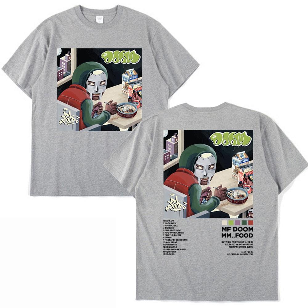 MF Rapper Doom T-Shirt Herren - Vintage Hip Hop Design, 100% Baumwolle, Relaxed Fit, 90er Jahre Style