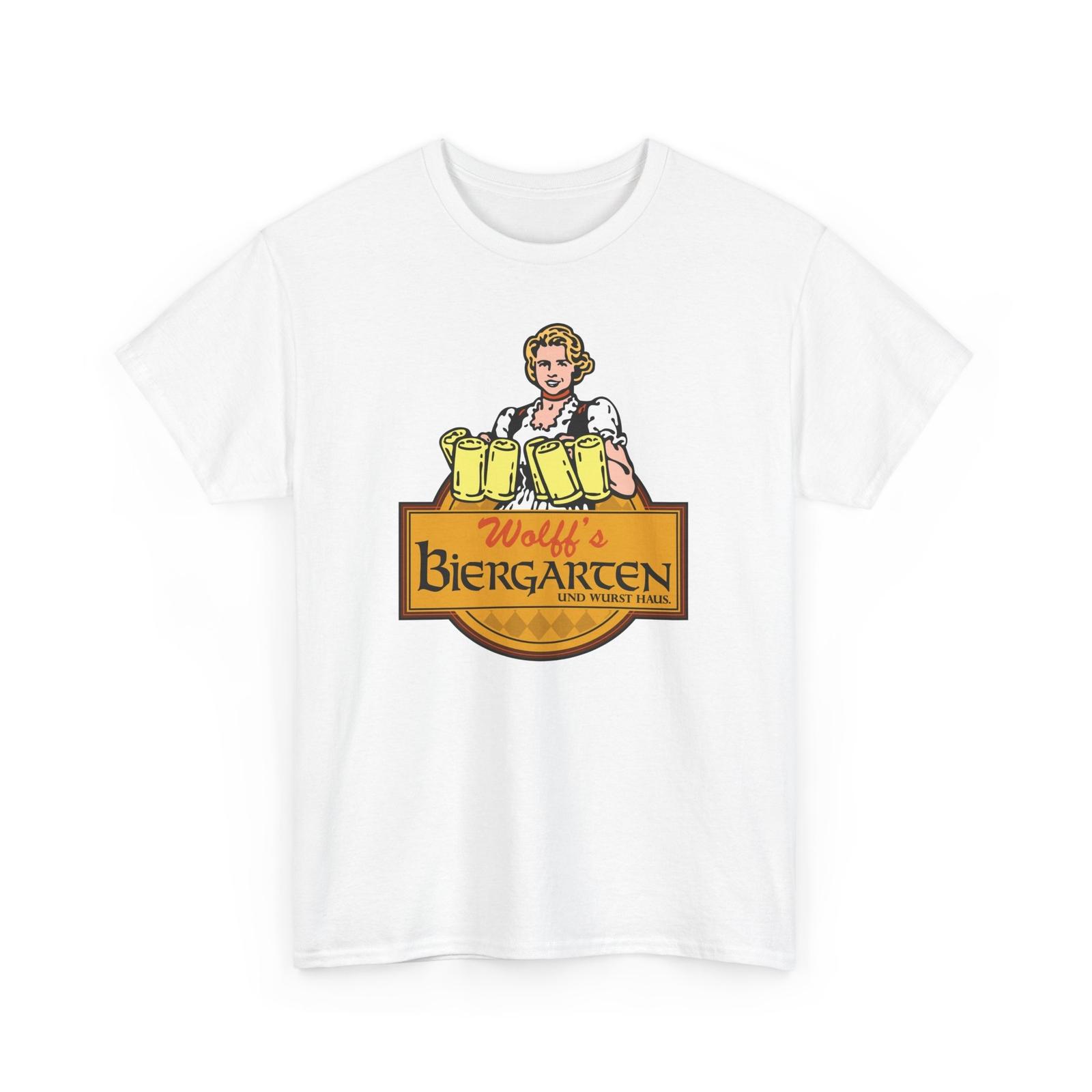 

T-Shirt Mens Womens Tees Top, Wolff s Biergarten Albany New York German Sports Bar T-Shirt Mens Womens Tees Top Tee, Unisex Cotton 2XL
