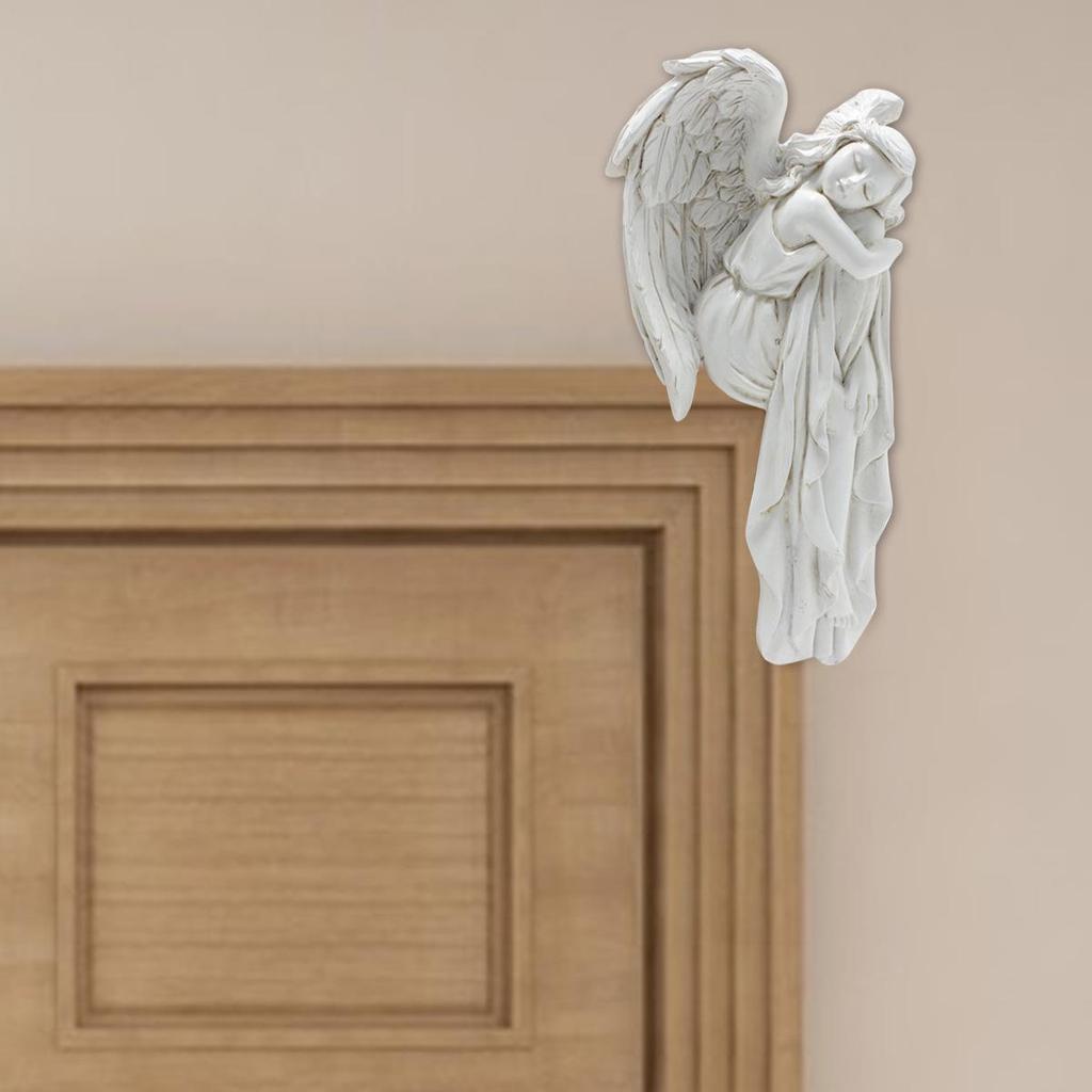 Engelsflügel Harz Türrahmen Ornament für Wohnzimmer Dekor