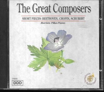 CD MARIAN PIVKA - The Great Composers, Short Pieces:  SYM095 Symphonia Digit UK ObiClassical Used