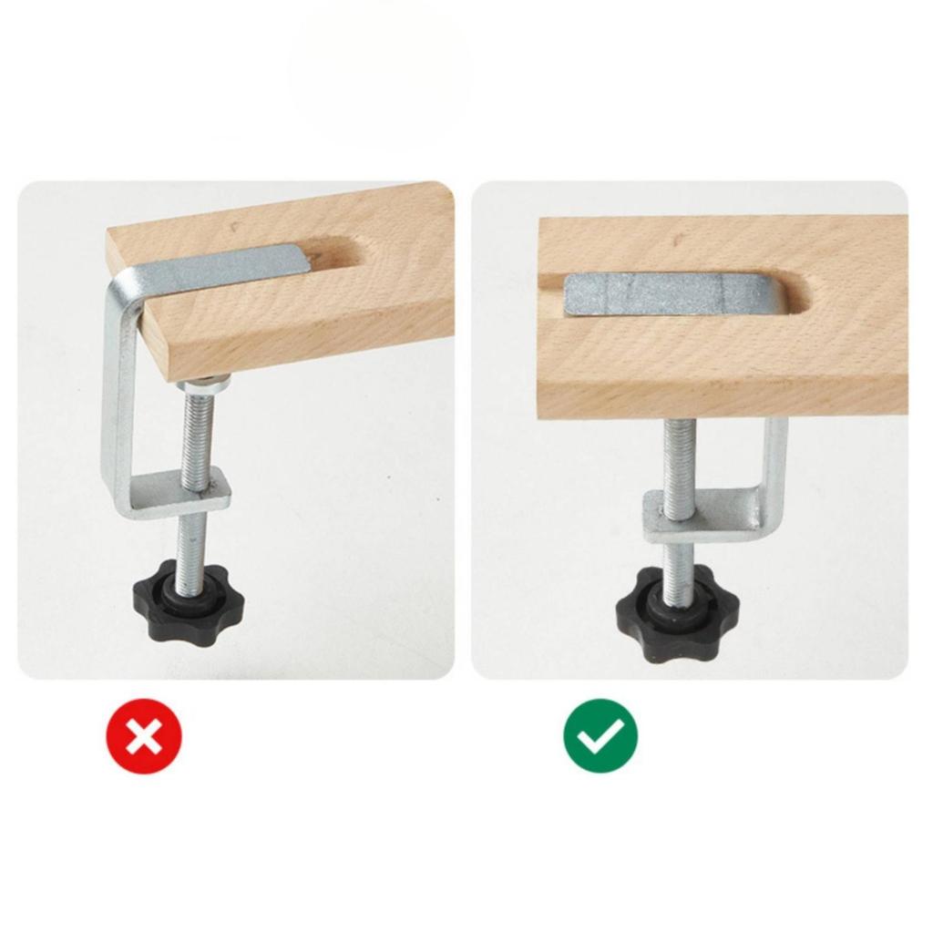 Wooden Jewelry Clamp Sturdy Clamping Block Adjustable for Jewelers