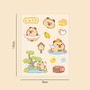 Cute Cartoon Capybara Stickers For Diy Scrapbook Journal Decoration Kids Craft Decals