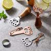 Custom Logo Wood Handle Stainless Steel Beer Bottle Opener, Kitchen Tools Accessories