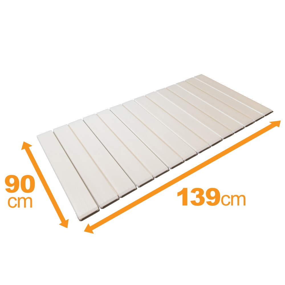 Topre Silver Ion Ag+ Antibacterial Folding Bath Lid, White, 90 x 139 cm, K14