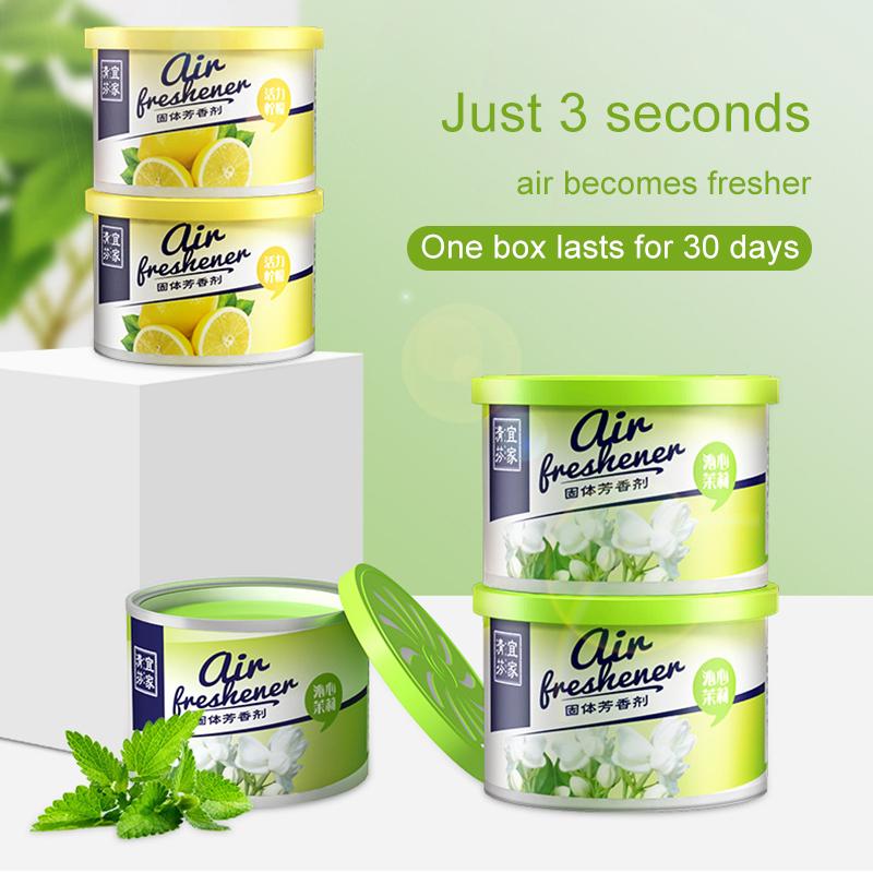 Lufterfrischer, fester Lufterfrischer, für den Innenbereich, Aromatherapie, Toiletten-Deodorant, Badezimmer-Deodorant, Auto-Parfüm