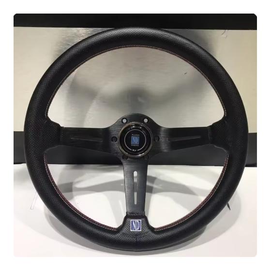 [Overseas Limited/New] ND 14 Inch 350mm Universal Leather Auto Racing Steering NARDI Lot-23
