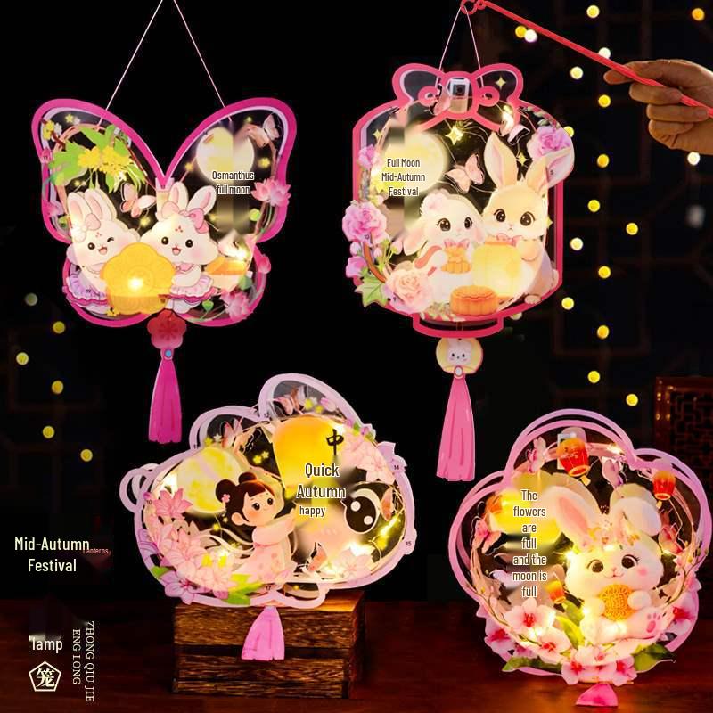 DIY Mid-Autumn Festival Rabbit Lantern Kit for Kids