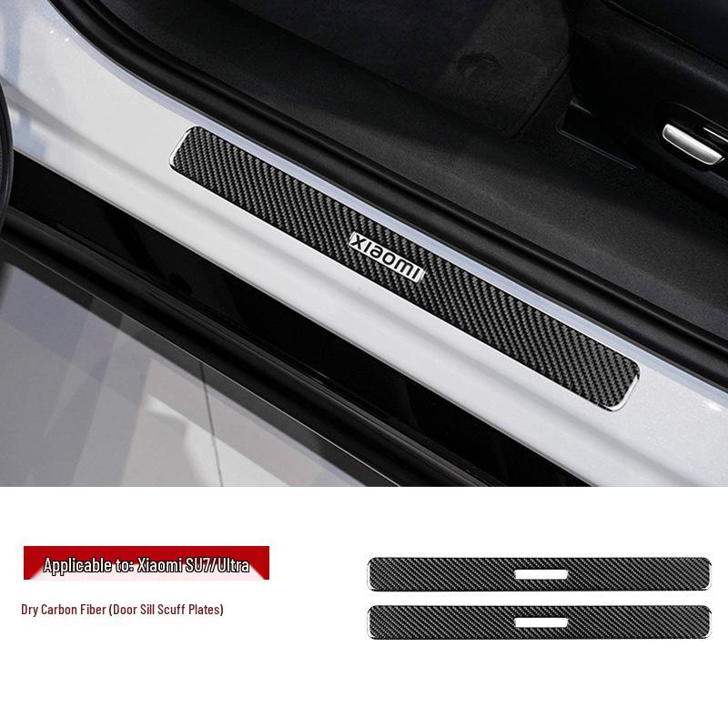 Äkta Kolfiber Interiörlistkit för Xiaomi SU7/Ultra (2024/2025) Modeller
