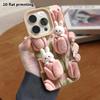 Phone Case: Lambskin 2D Flat Samsung Galaxy A34 A35 M05 M06 S20 S22 S21 FE Plus 5G Protective Case, Tulip Rabbit, Christmas and Halloween Gift