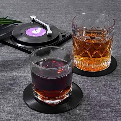 6/1 Stück Untersetzer Tischmatte Kreativ Retro Hitzebeständig Rutschfeste Matte für Getränke Kaffeetasse Untersetzer Haus Tischdekoration Zubehör