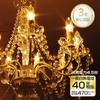 LVWIT LED Chandelier Bulbs, E12 Base, 40W Equivalent, 470LM, 12mm Base Diameter, C35 Filament Bulb, 4.5W LED, Energy-Saving, Candelabra Bulb, 2700K