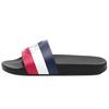 Chinelos de Piscina Basile Preto Tricolor Tênis Masculino Vermelho Branco Azul 4C700-0001A49998
