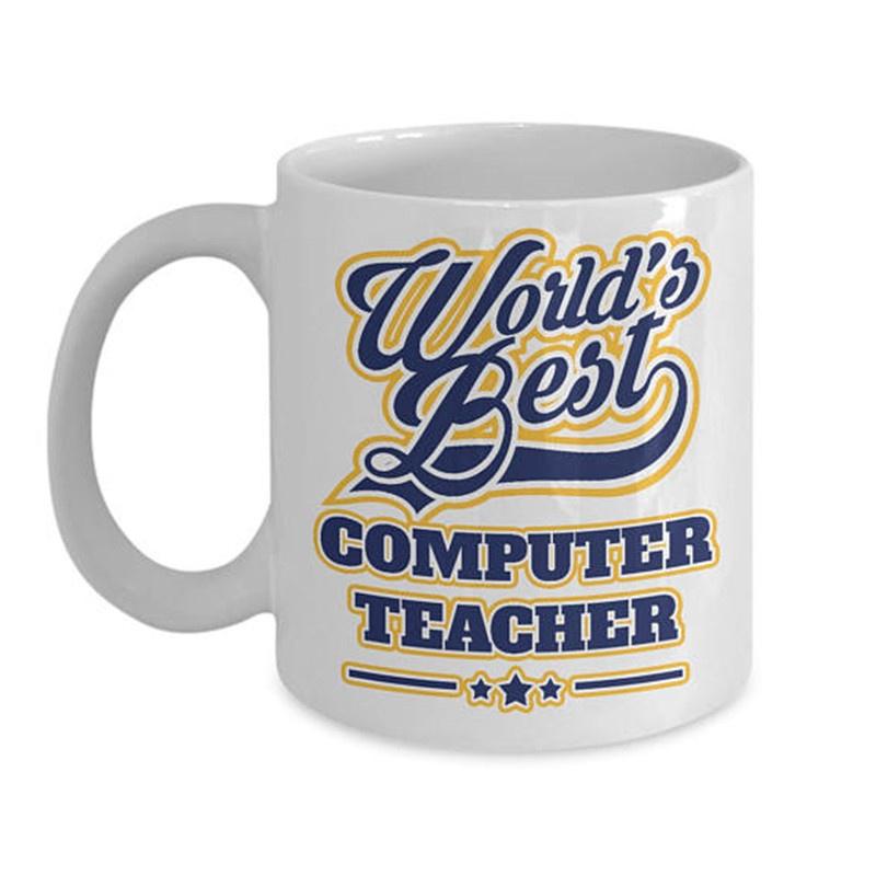 Buy Worlds Best Computer Teacher Mug Teacher Appreciation Week Gift at ...