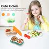 3Pcs 150ml Double Compartment Seasoning Container Stainless Steel Snack Container with Lids Portable Dip Container for Travel