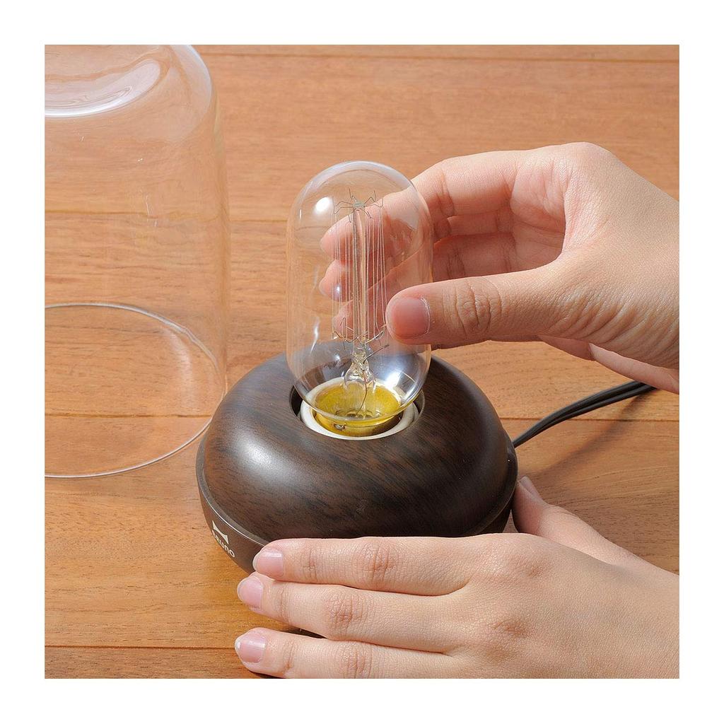 BRUNO Nostalgic Aroma Lamp, Dark Wood, BOE028-DW