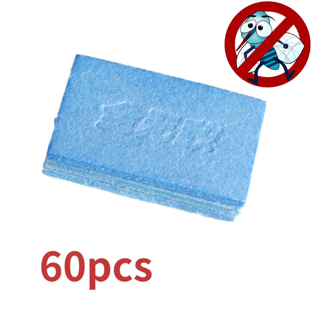60 ks/šarže Odpuzovač komárů a škůdců Odpuzující tableta proti komárům Hmyz Netoxický Odpuzovač škůdců Hmyz Hubič hmyzu Elektrická kadidelnice Domácnost