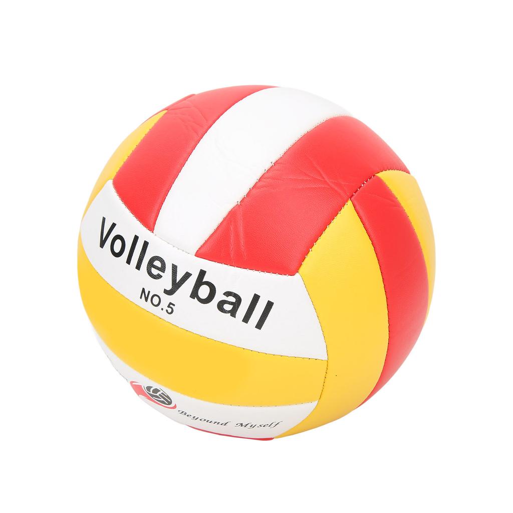 Volleyball Verdicken Weiches Leder für Indoor Outdoor Lehre Training Wettbewerb Strand Rot Offiziell