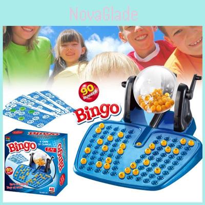 Interactive Bingo Game Hand Crank Lottery Machine Colorful Family Fun Toy For Kids