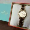 Used Kate Spade Gold Brown Watch Tortoiseshell
