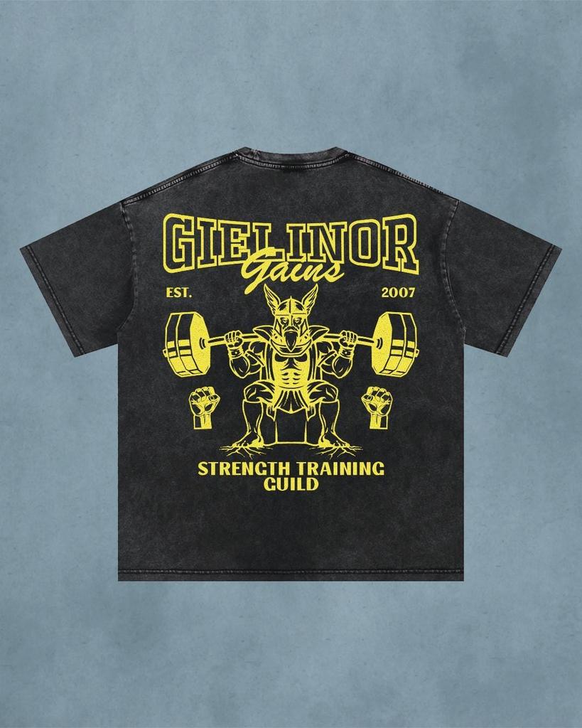Maglietta Guadagni Forza OSRS, Maglietta da Palestra Old School RuneScape, T-Shirt Gamer Meme Fitness, Regalo Gamer Allenamento, Maglietta Oversize Lavaggio Acido