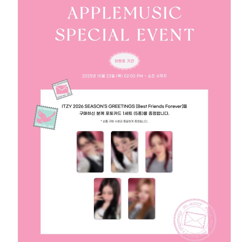 [Pre-order] ITZY-2026 SEASON'S GREETINGS [Best Friends Forever](Online Benefit)