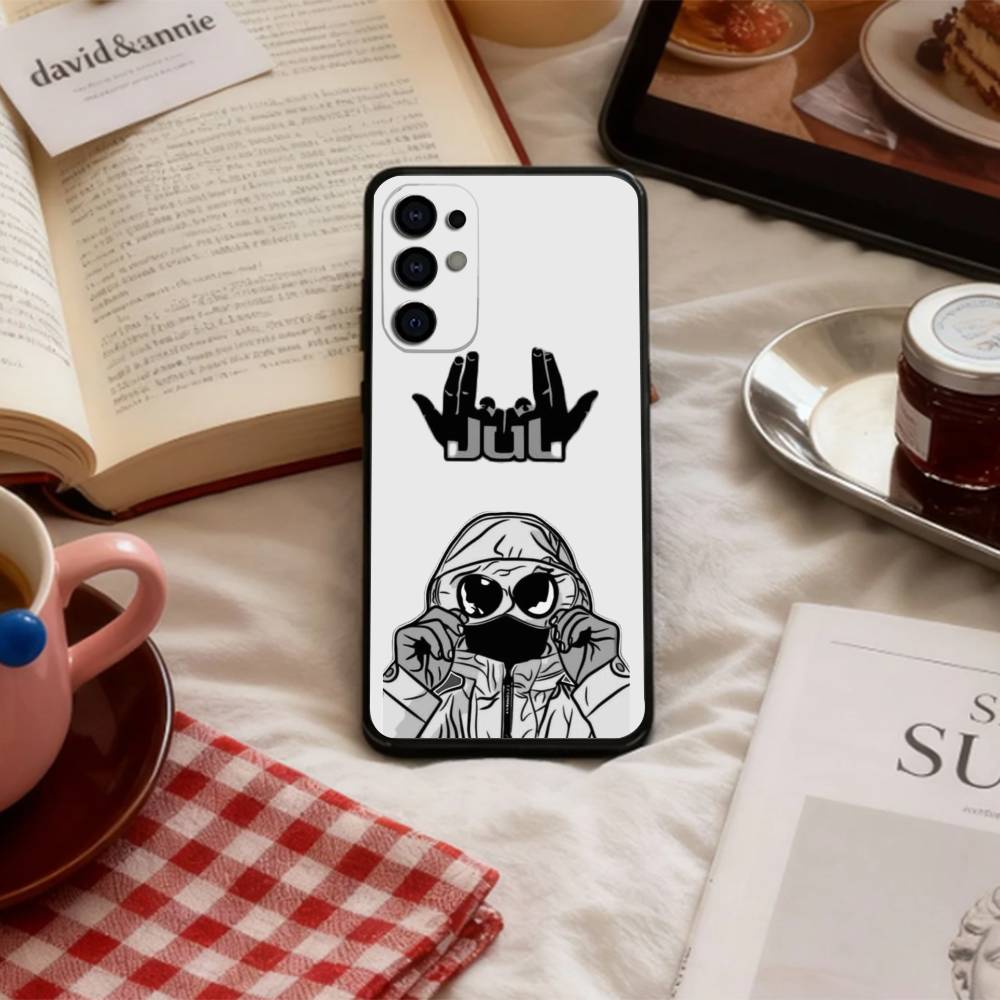 Urban France J-Jul Rapper Phone Case For Samsung S 25,24,23,22,30,21,10,9,Ultra,Plus,Lite,FE,4,5 G Soft Black Case