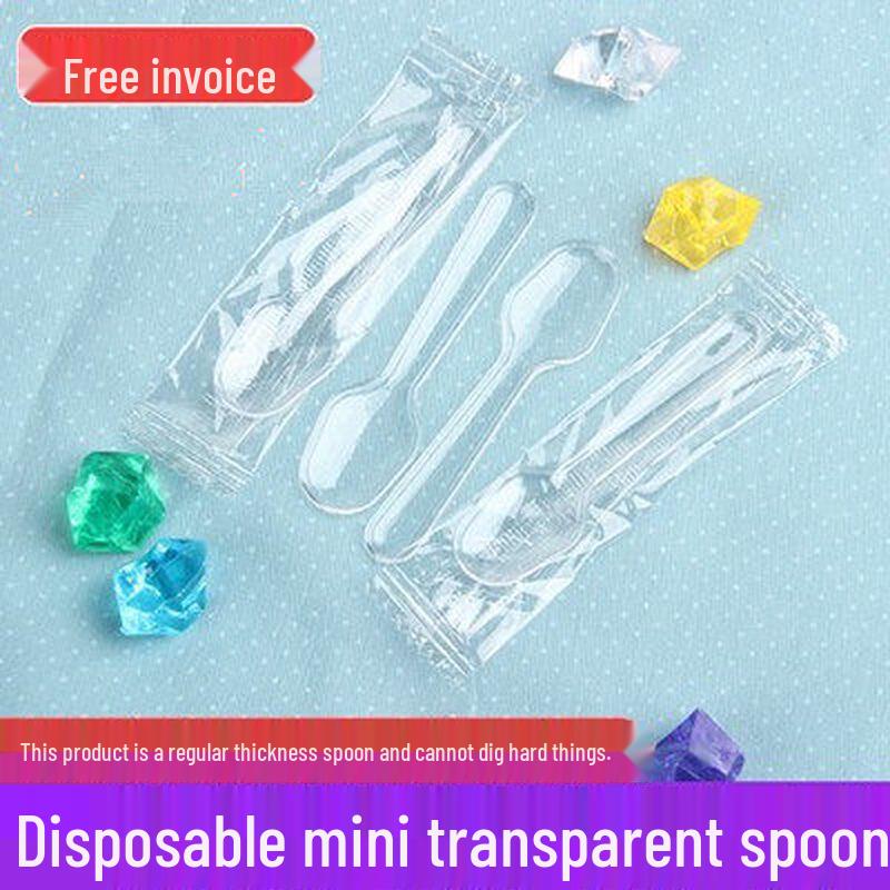 ZISIZ Food-Grade Disposable Tasting Spoon