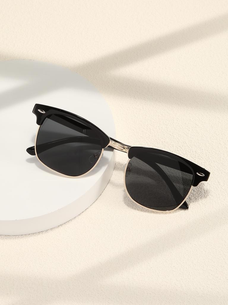 Retro rice nails ladies fashion glasses with polarizer UV protection for outdoor travel driving stylish eyewear