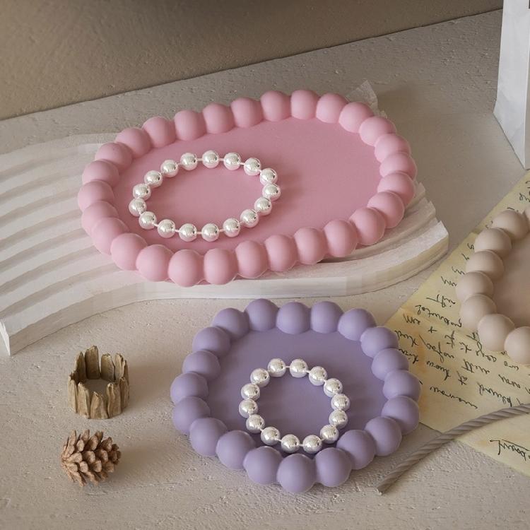 Set of 6 Silicone Coaster Mould Cup Mat Mold Jewelry Craft Tool for Art Projects