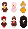 Maruka Monchhichi Bath Balls, 24-Piece Set, Banana Scent, Bath Additives, 169117
