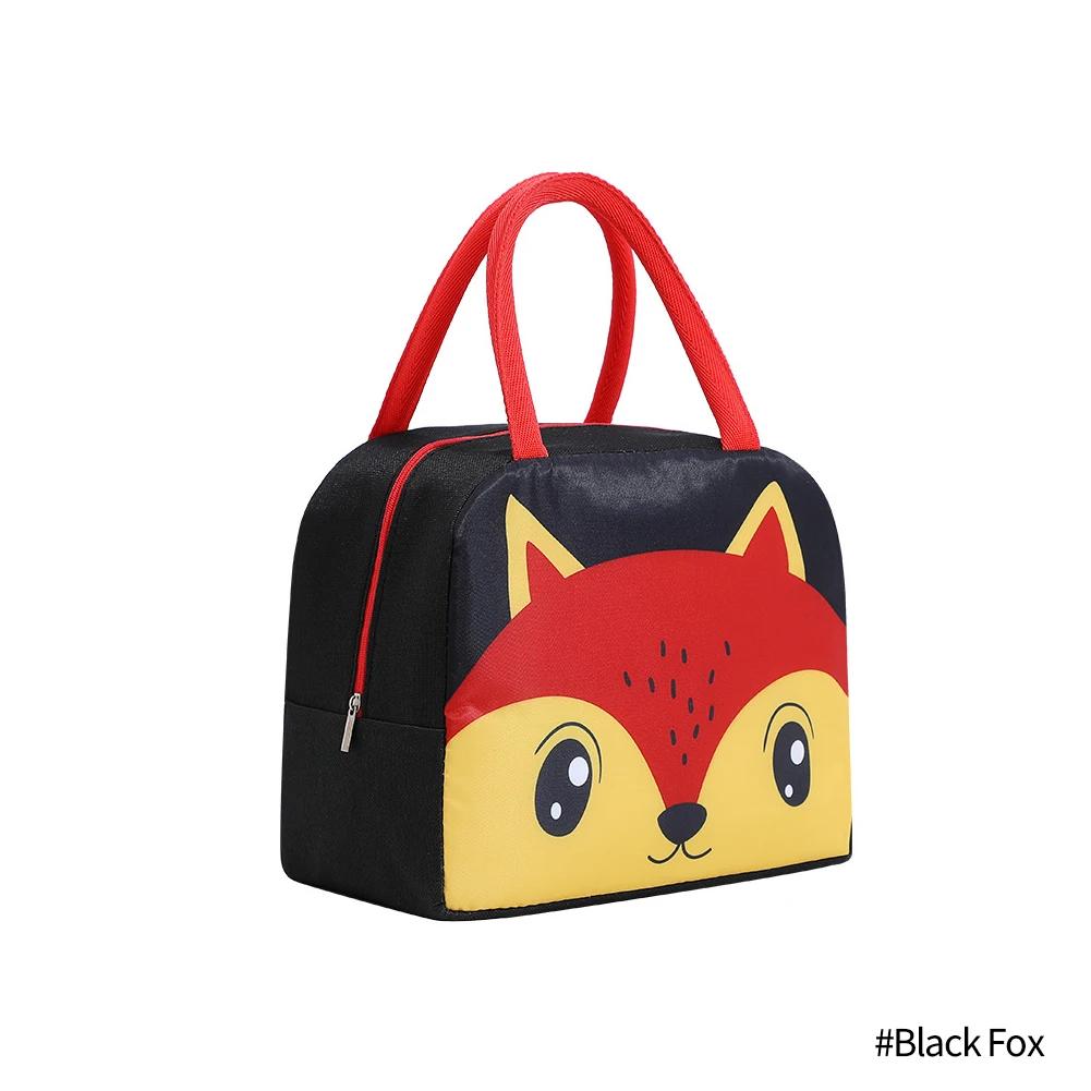 Cute Cartoon Animal Tote Insulated Thermal Lunch Bag Cute Cartoon Picnic Food Storage Lunch Box Cooler Bags