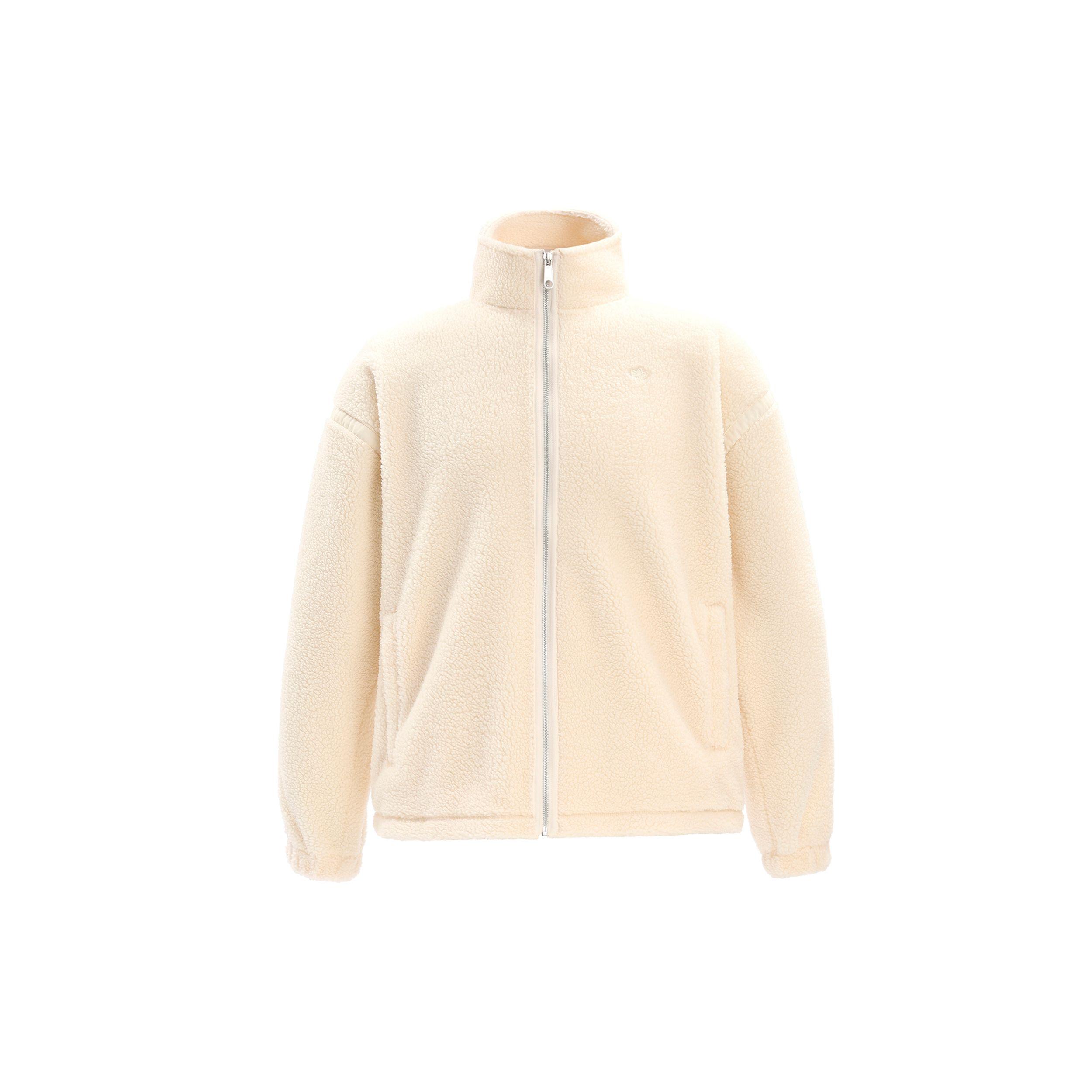 

Adidas Originals Premium Essentials Верхняя рубашка с воротником-стойкой Толстовка с длинными рукавами Женские топы Волшебно-белый IM3899 L