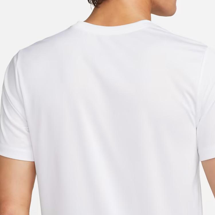 Nike FW22 Solid Color Logo Print Pullover Short Sleeve T-Shirt Men Tops White DX0990-100