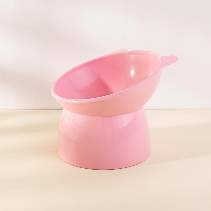 

Миска для домашних животных с высокой посадкой, карамельного цвета - защита от опрокидывания, шея для кошек и мелких собак Picture model