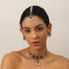 Ensemble de bijoux ethniques vintage rétro européen: Style Cour Drop Perle pour Femmes.