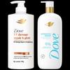 Dove Repair & Brighten Shampoo and Hyaluronic Acid Shower Gel Duo