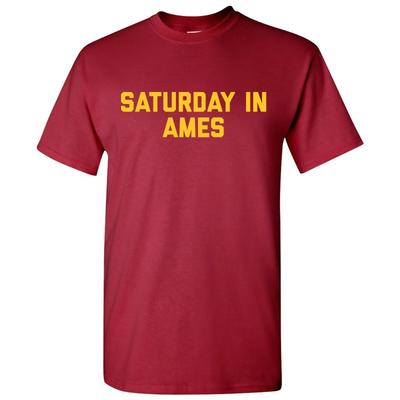 Saturday In Ames - Football Saturdays Tailgating Sport T Shirt - Cardinal