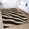 American Style Zebra Stripes Carpet Living Room Bedroom Decoration Bedside Plush Large Rugs Bathroom Water Uptake Non-slip Mat