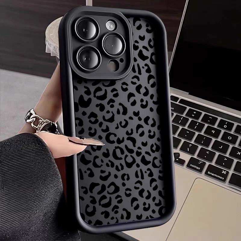 Cool Brown Jungle Leopard Tropical Case For iPhone 11 12 13 Pro 14 15 16 17 Pro Max X XS 7 8 Plus ShockProof Silicone Soft Cover