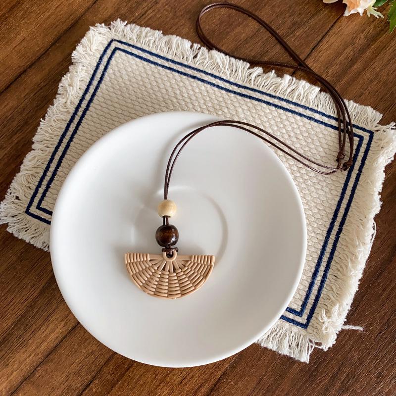 Bohemian Ceramic Necklace: Vintage Ethnic Long Sweater Chain & Zen Choker